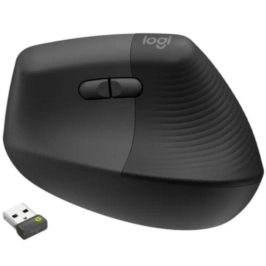 Ratón Vertical Inalámbrico por Bluetooth
2.4GHz Logitech Lift Vertical Ergonomic Mouse Business
Hasta 4000 DPI
Grafito