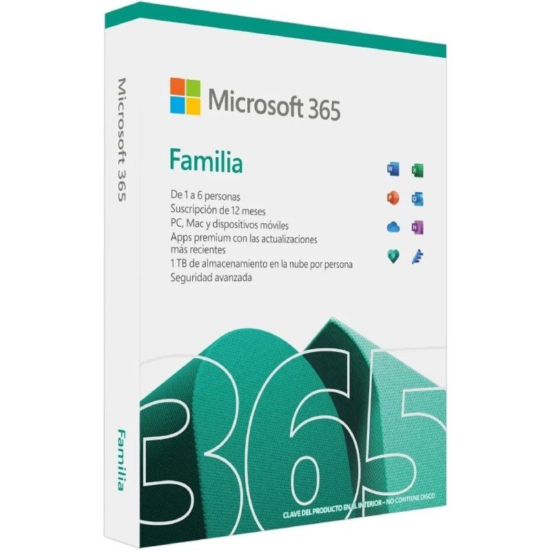 Microsoft 365 Familia Suscrip. anual (6u