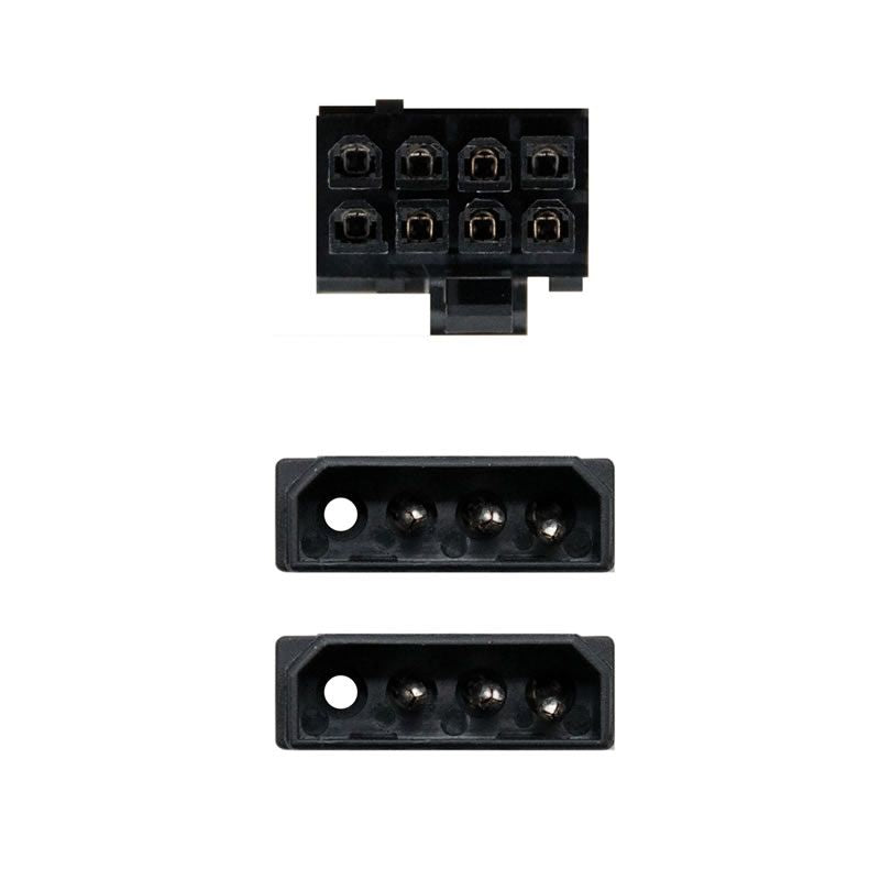 Nanocable Cable VGA 2x5.25"/M-PCI-E(6+2PIN)/M 20cm