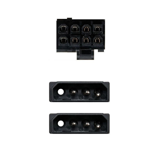 Nanocable Cable VGA 2x5.25"/M-PCI-E(6+2PIN)/M 20cm