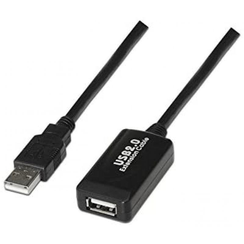 Cable Alargador USB 2.0 Nanocable 10.01.0213
USB Macho - USB Hembra
15m
Negro
