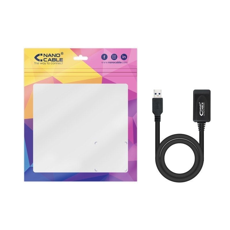 Nanocable Cable USB 3.0 Prolong. Amplificador 5 m
