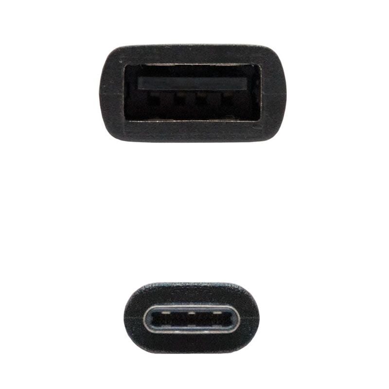 Cable USB 2.0 Tipo-C Nanocable 10.01.2400
USB Tipo-C Macho - USB Hembra
15cm
Negro