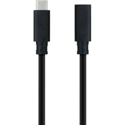 Cable Alargador USB Tipo-C 3.2 Nanocable 10.01.4501
USB Tipo-C Macho - USB Tipo-C Hembra
1m
Negro