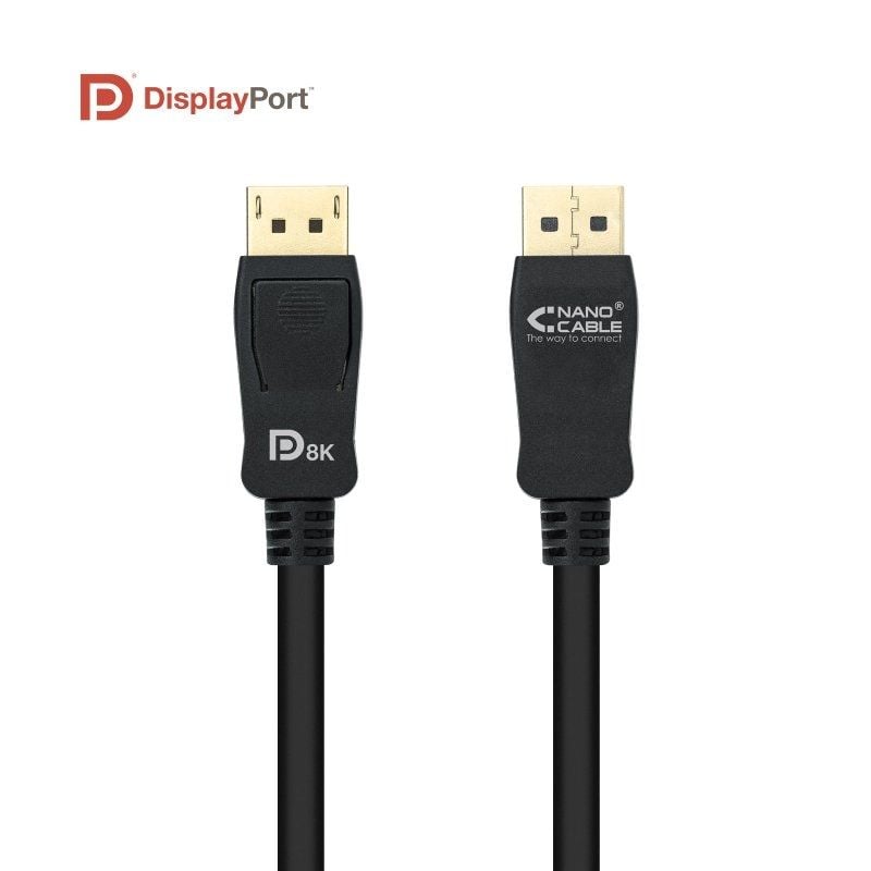 Cable Displayport Nanocable 10.15.2503
Displayport Macho - Displayport Macho
3m
Negro