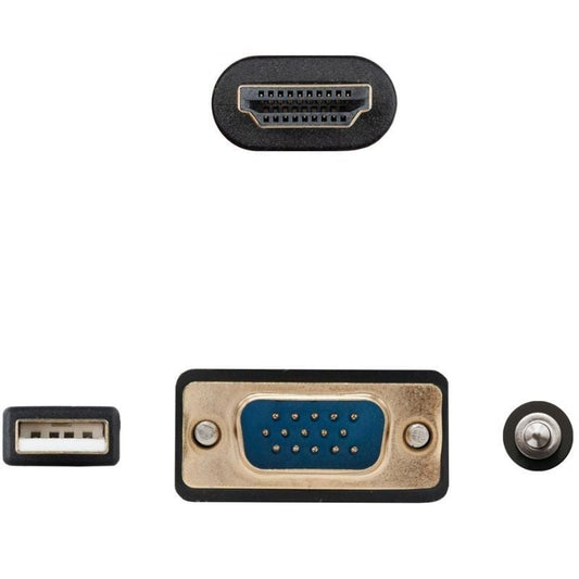 Cable Conversor Nanocable 10.15.4612
HDMI Macho - VGA Macho
Jack 3.5 Macho
USB Macho
1.8m
Negro