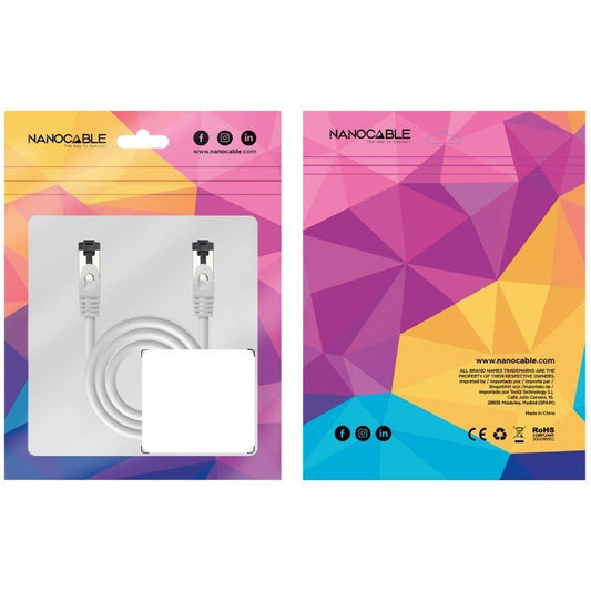 Cable de Red RJ45 SSTP Nanocable 10.20.2001-L150 Cat.8.1
1.5m
Gris