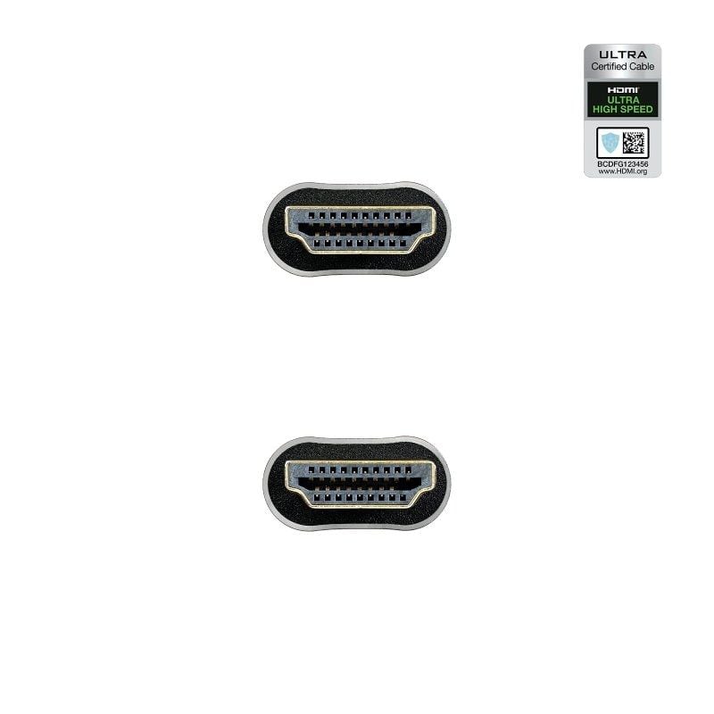 Cable HDMI 2.1 8K Nanocable 10.15.8102
HDMI Macho - HDMI Macho
2m
Certificado
Negro