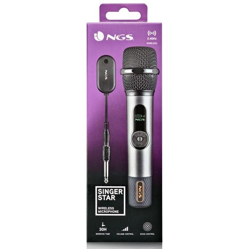 NGS Micrófono Inalámbrico SINGERSTAR vocal din.