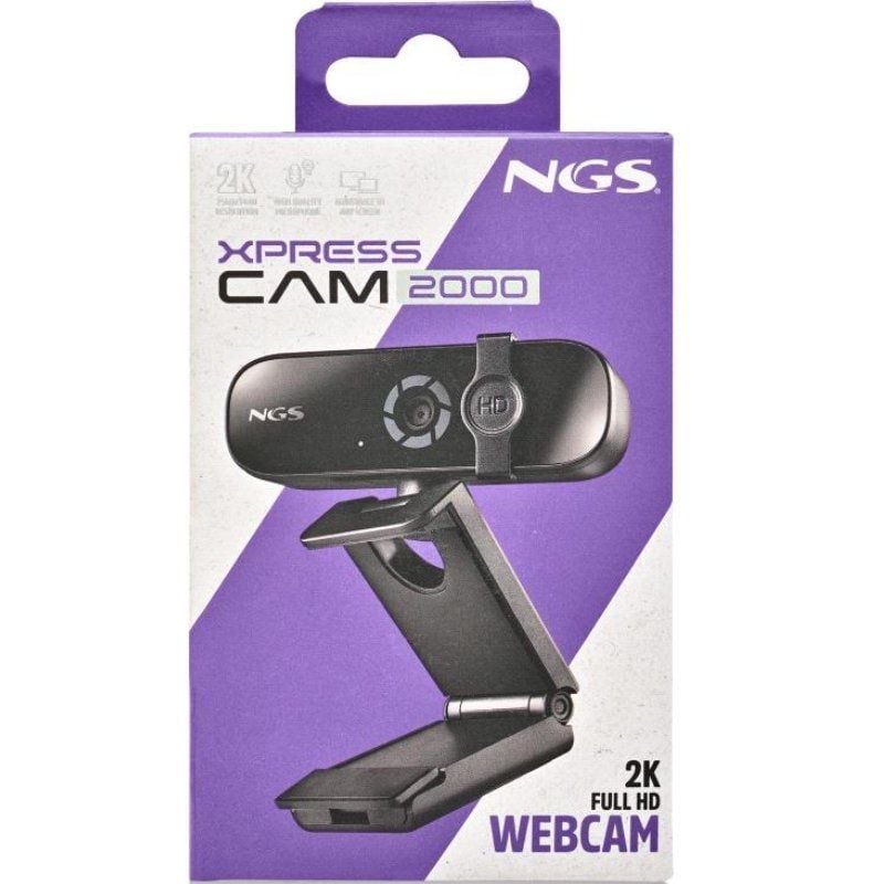 NGS Webcam PC full 2K (2560X1440) Usb 2.0