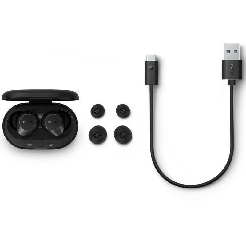 Auriculares Bluetooth Philips TAT1209 con estuche de carga
Autonomía 6h
Negros