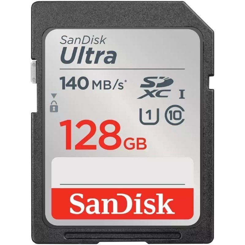 SanDisk Ultra 128GB SDXC Memory Card 120MB/s