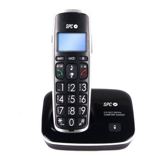 SPC 7608N Telefono DECT CONFORT KAISER Negro