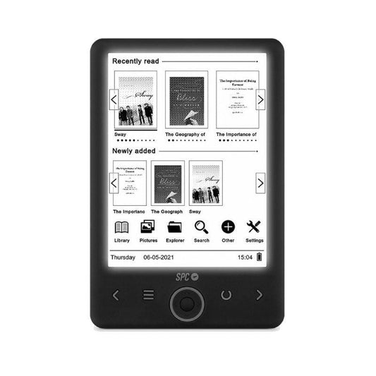 SPC eBook Dickens Light 2 6" 8GB microSD