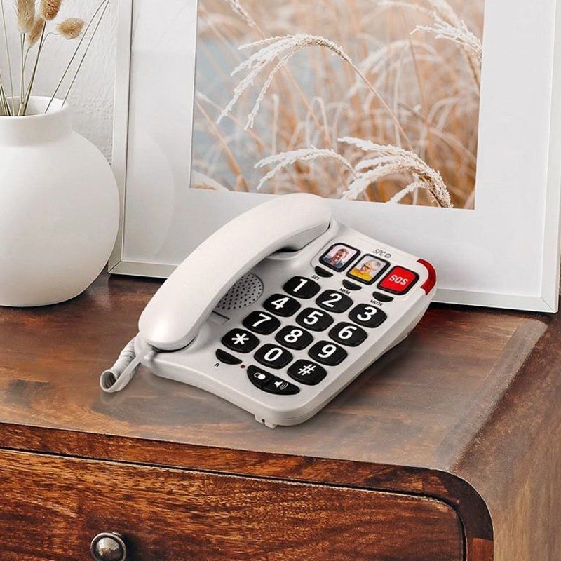 SPC 3295B Telefono CONFORT NUMBERS 2 Blanco