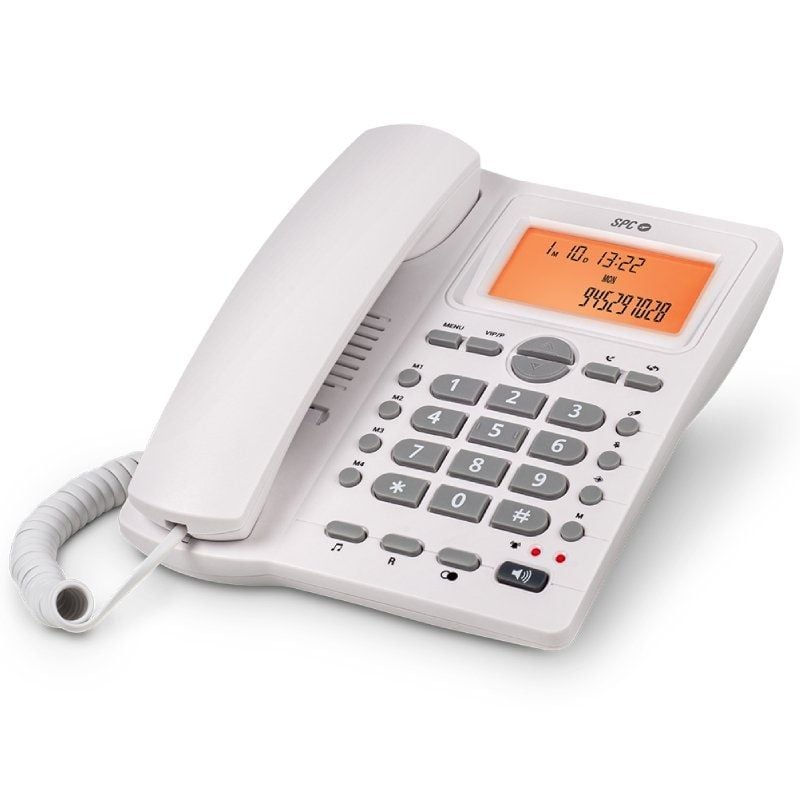SPC 3612B Telefono OFFICE ID 2 LCD Blanco