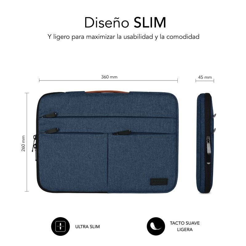 Funda Subblim Air Padding 360 Sleeve para Portátiles hasta 14"
Azul