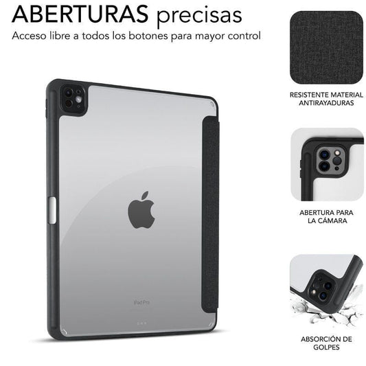 Funda Subblim Clear Shock Case para iPad Pro 11" 2024 M4
Negra