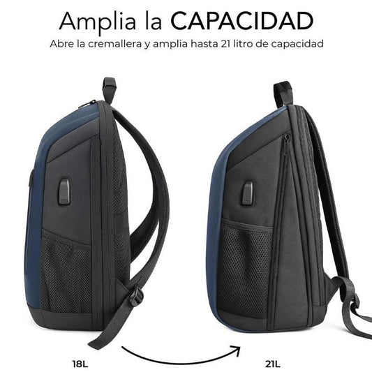 Mochila Subblim Xpand Air Padding Backpack para Portátiles hasta 15.6"
Puerto USB
Azul