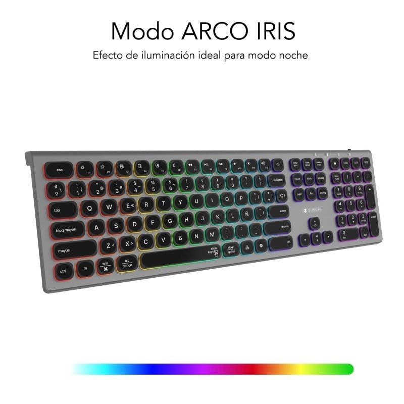 Teclado Inalámbrico Subblim Master
Gris y Negro