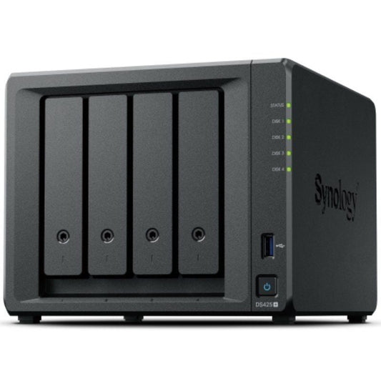 NAS Synology Diskstation DS425+
4 Bahías 3.5"- 2.5"
2GB DDR4
Formato Torre