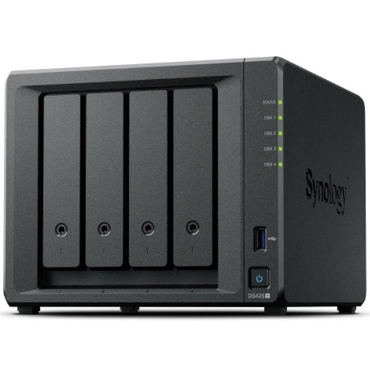 NAS Synology Diskstation DS425+
4 Bahías 3.5"- 2.5"
2GB DDR4
Formato Torre