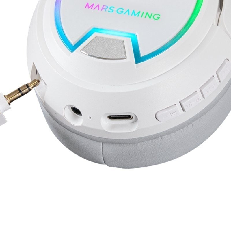 Auriculares Gaming Inalámbricos con Micrófono Mars Gaming MHW100
Jack 3.5
Blancos