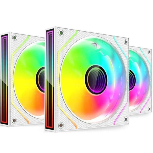 Pack 3 Ventiladores Mars Gaming MF-3DPROKIT
12cm + HUB + Mando a Distancia
ARGB
Blanco