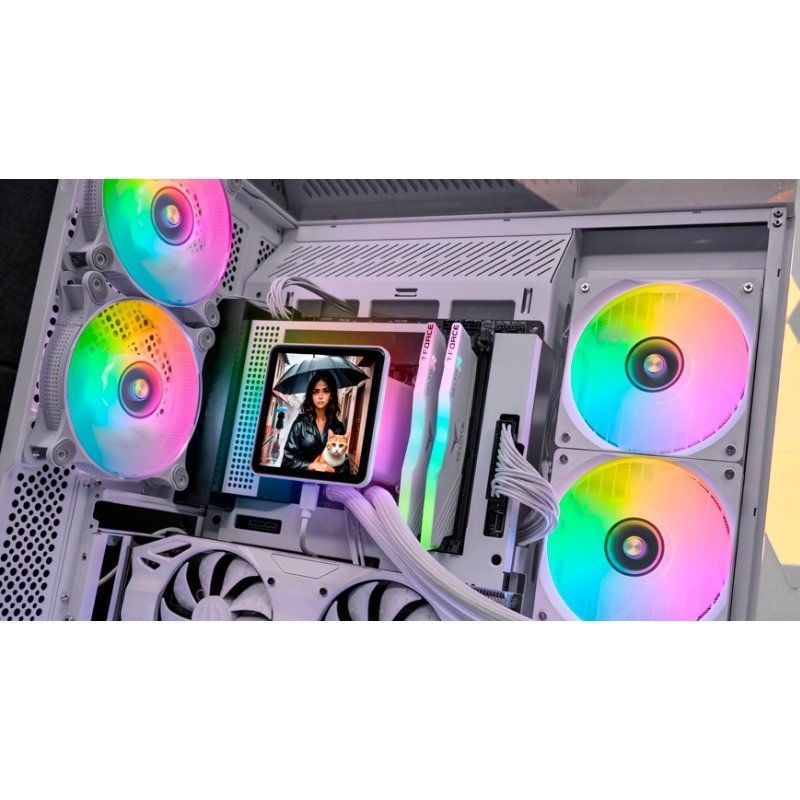 Sistema de Refrigeración Líquida Mars Gaming ML-VISIONPRO240
Blanco