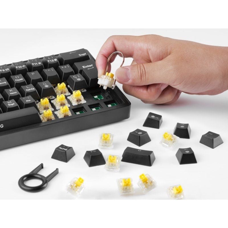 Teclado Gaming Mecánico Mars Gaming MKMINIPRO
Switch Marrón
Negro
