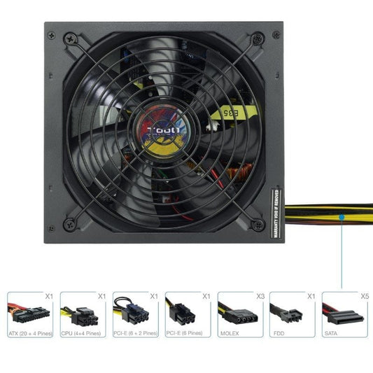 Tooq Fuente Alimentación TQAPOLO-650SP 650W