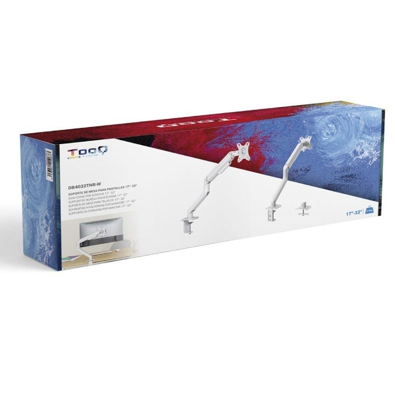 Tooq DB4032TNR-W Soporte mesa monitor/tv 17-32" Bc