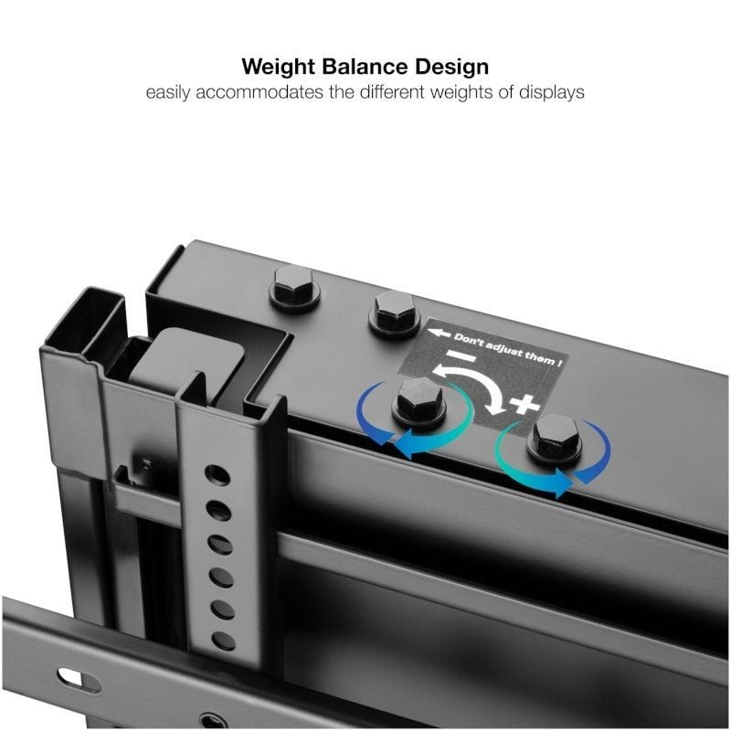 Soporte de Pared TooQ LPHA7090 para Pantallas Interactivas de 70-90"
hasta 55kg