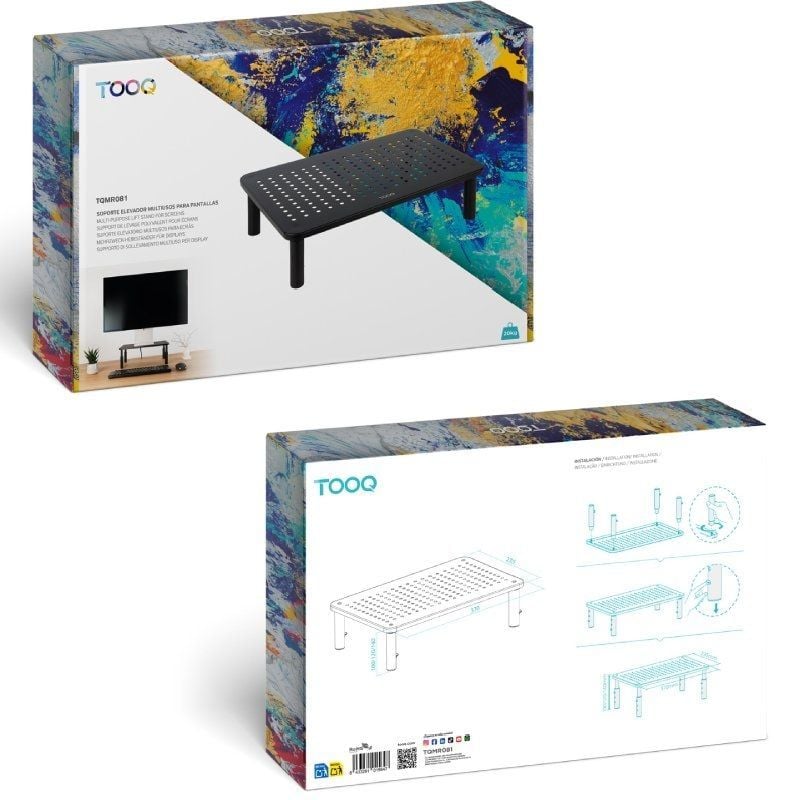 Soporte para Monitor TooQ TQMR081
hasta 20kg