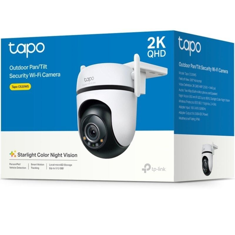 Cámaras de Videovigilancia TP-Link Tapo C520WS
Visión Nocturna
Control desde APP