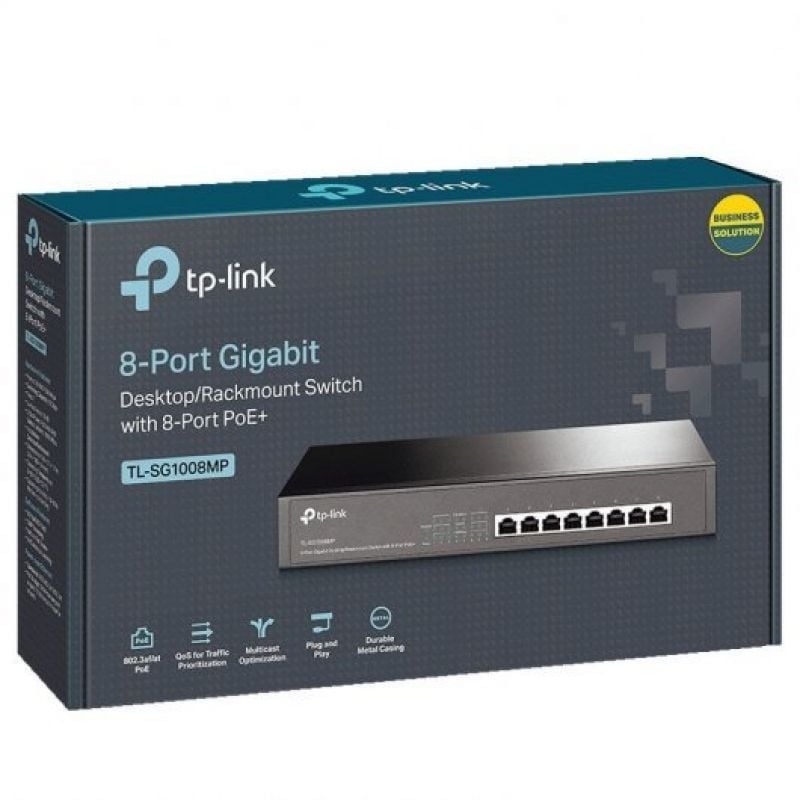 TP-LINK TL-SG1008MP Switch 8xGB PoE+