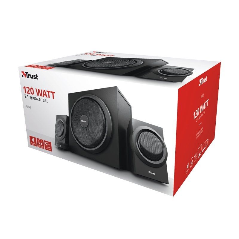 Altavoces Trust Yuri
120W
2.1