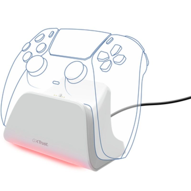 Estación de Recarga Rápida Trust Gaming GXT 255 para PS5
Blanco