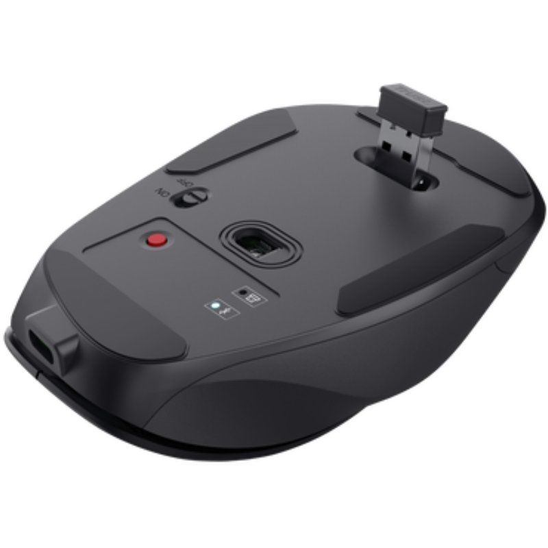 Ratón Ergonómico Inalámbrico Trust Fyda Multidispositivo
Batería recargable
Hasta 2400 DPI