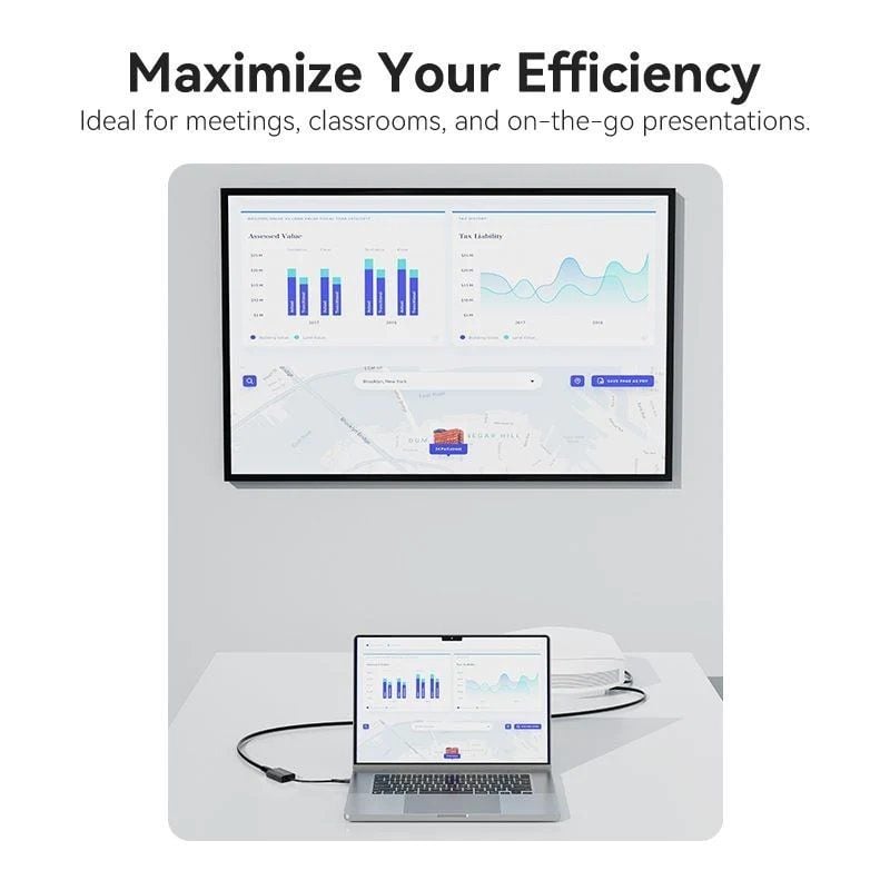 Adaptador Vention ACYHB
USB Tipo-C Macho
USB Macho - HDMI Hembra