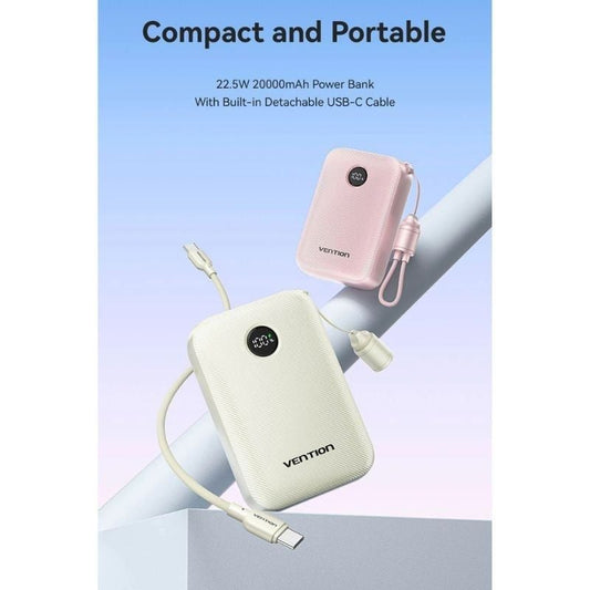 Powerbank 20000mAh Vention FKBN0-C
22.5W
Beige