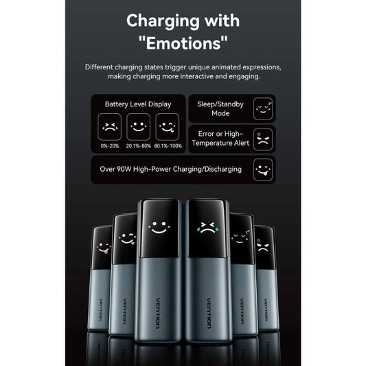 Powerbank 20000mAh Vention FKFH0
165W
Gris