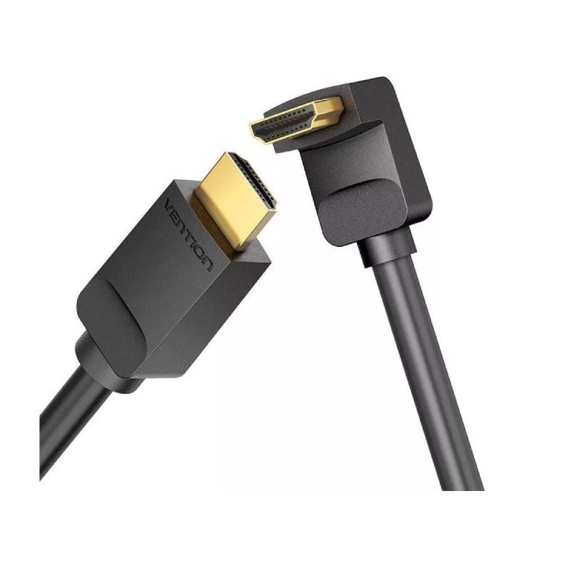 Cable HDMI 2.0 4K Acodado 90º Vention AARBH
HDMI Macho - HDMI Macho
2m
Negro