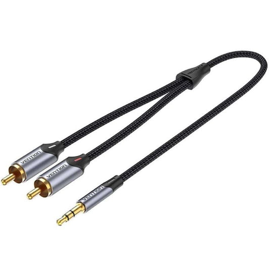 Cable Audio Vention BCNBG
2x RCA Macho - Jack 3.5 Macho
1.5m
Gris
