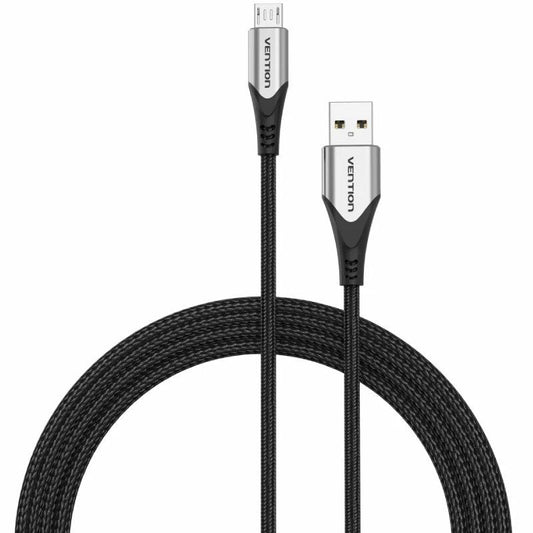 Cable USB 2.0 Vention COAHH
microUSB Macho - USB Macho
Hasta 60W
480Mbps
2m
Gris