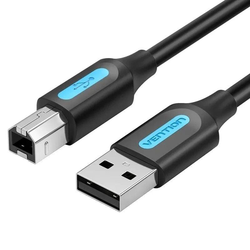 Cable USB 2.0 Impresora Vention COQBL
USB Tipo-B Macho - USB Macho
480Mbps
10m
Negro