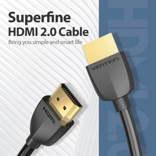 Cable HDMI 2.0 4K Portatil Vention AAIBI
HDMI Macho - HDMI Macho
3m
Negro
