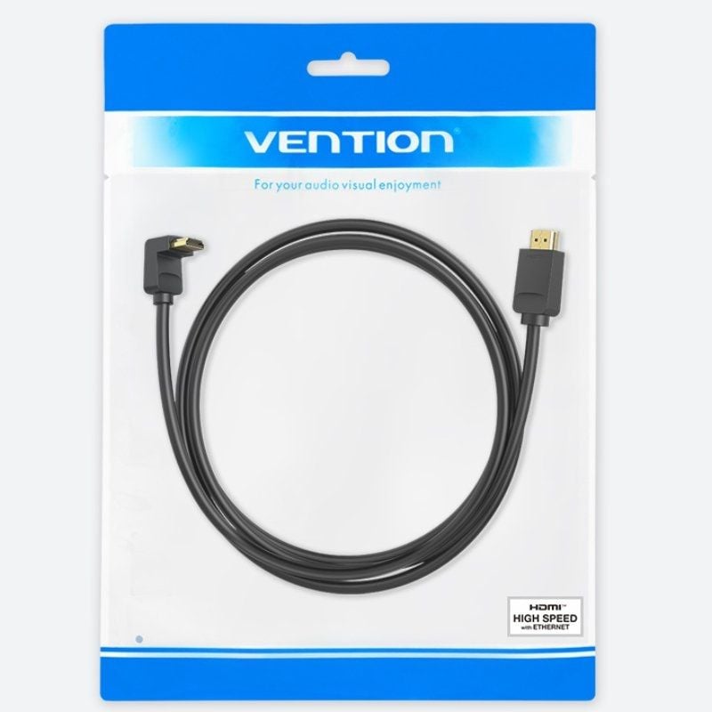 Cable HDMI 2.0 4K Acodado Vention AAQBH
HDMI Macho - HDMI Macho
2m
Negro