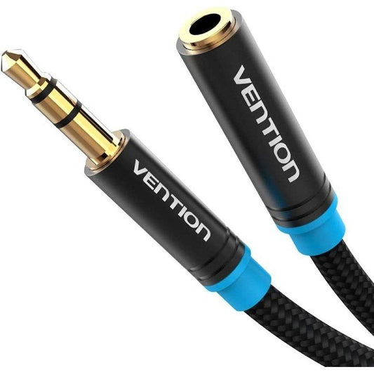 Cable Estéreo Vention VAB-B06-B150-M
Jack 3.5 Macho - Jack 3.5 Hembra
1.5m
Negro