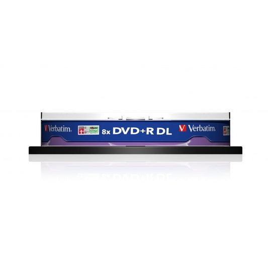 DVD+R Doble Capa Verbatim Advanced AZO 8X
Tarrina-10uds